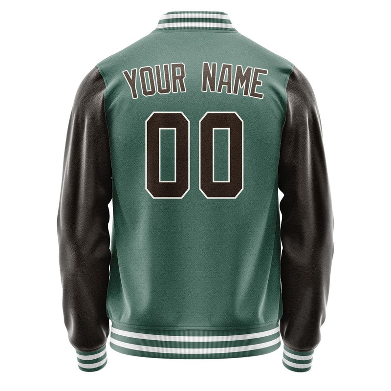 Custom Blue Green Brown Jacket JA2727012718B31801