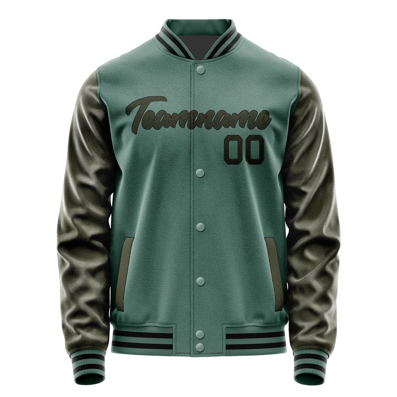 Custom Blue Green Olive Jacket JA2727022717B21702
