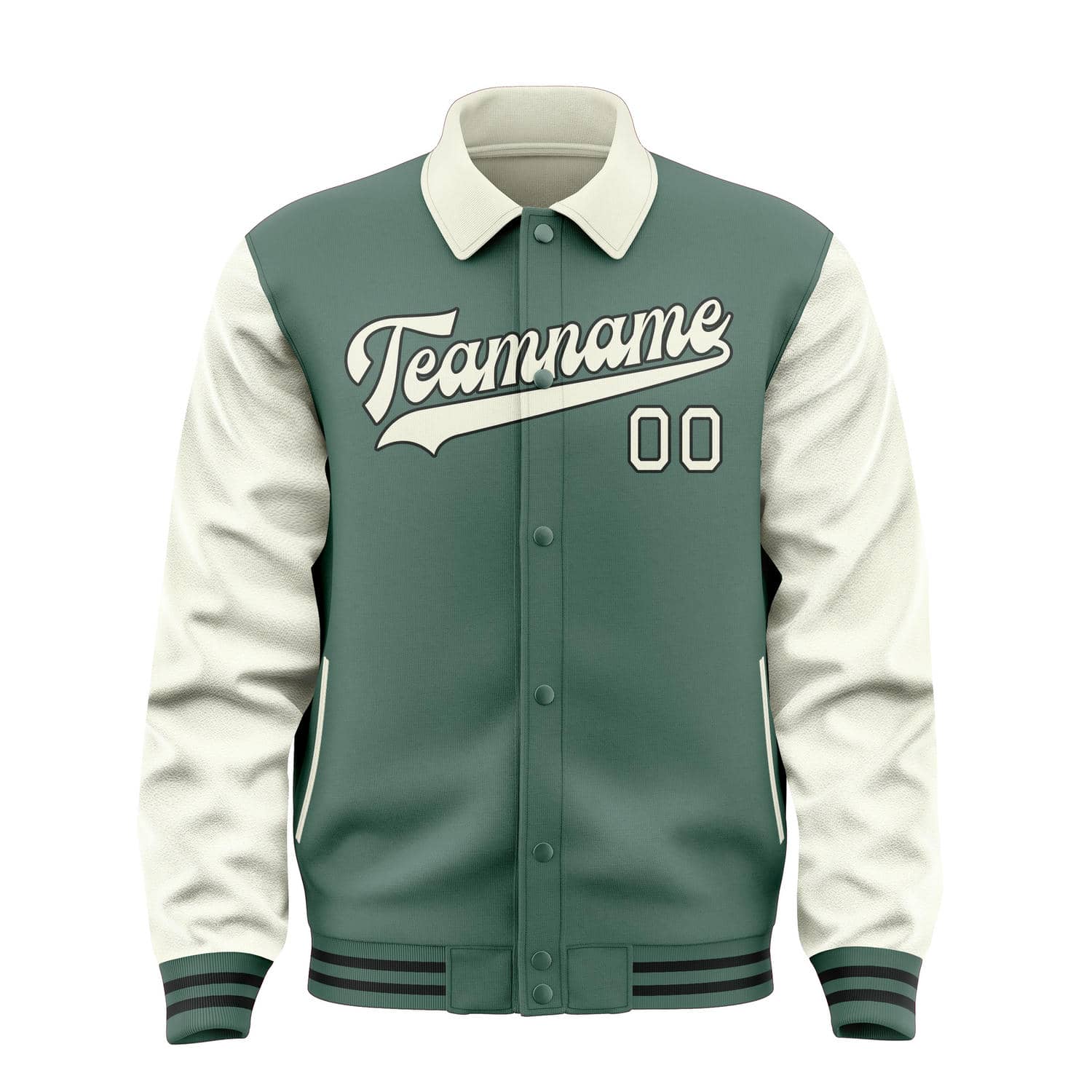 Custom Blue Green Cream Jacket