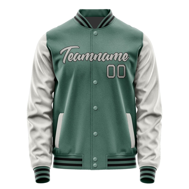 Custom Blue Green Gray Jacket JA2727042717B21704
