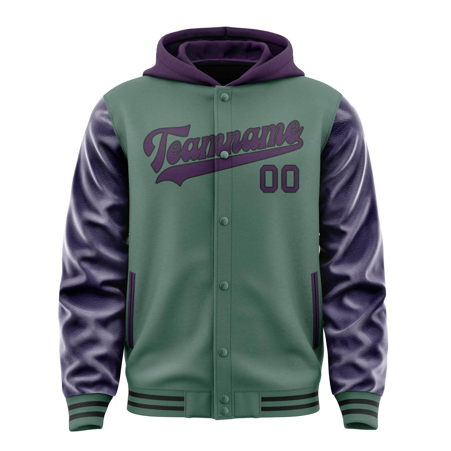 Custom Blue Green Purple Jacket