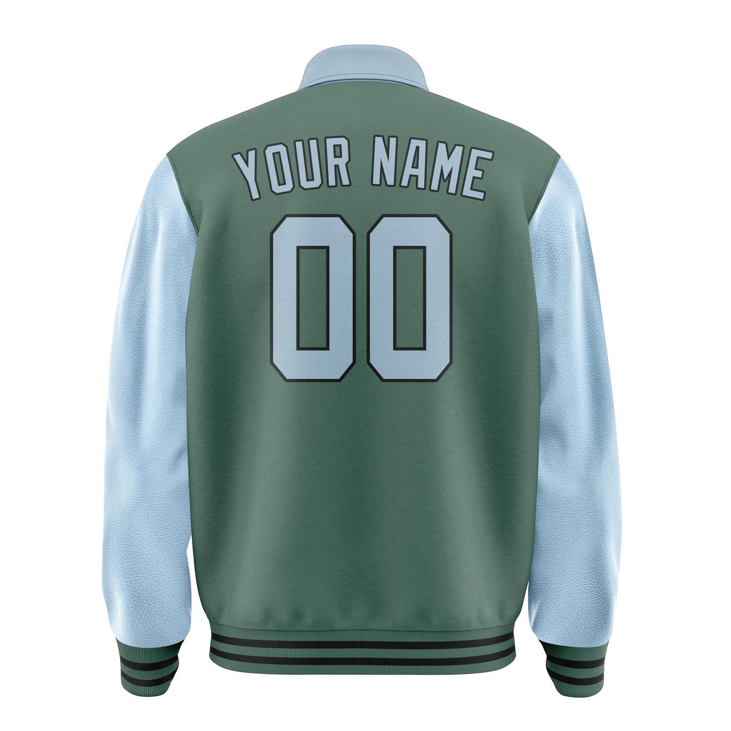 Custom Blue Green Light Blue Jacket