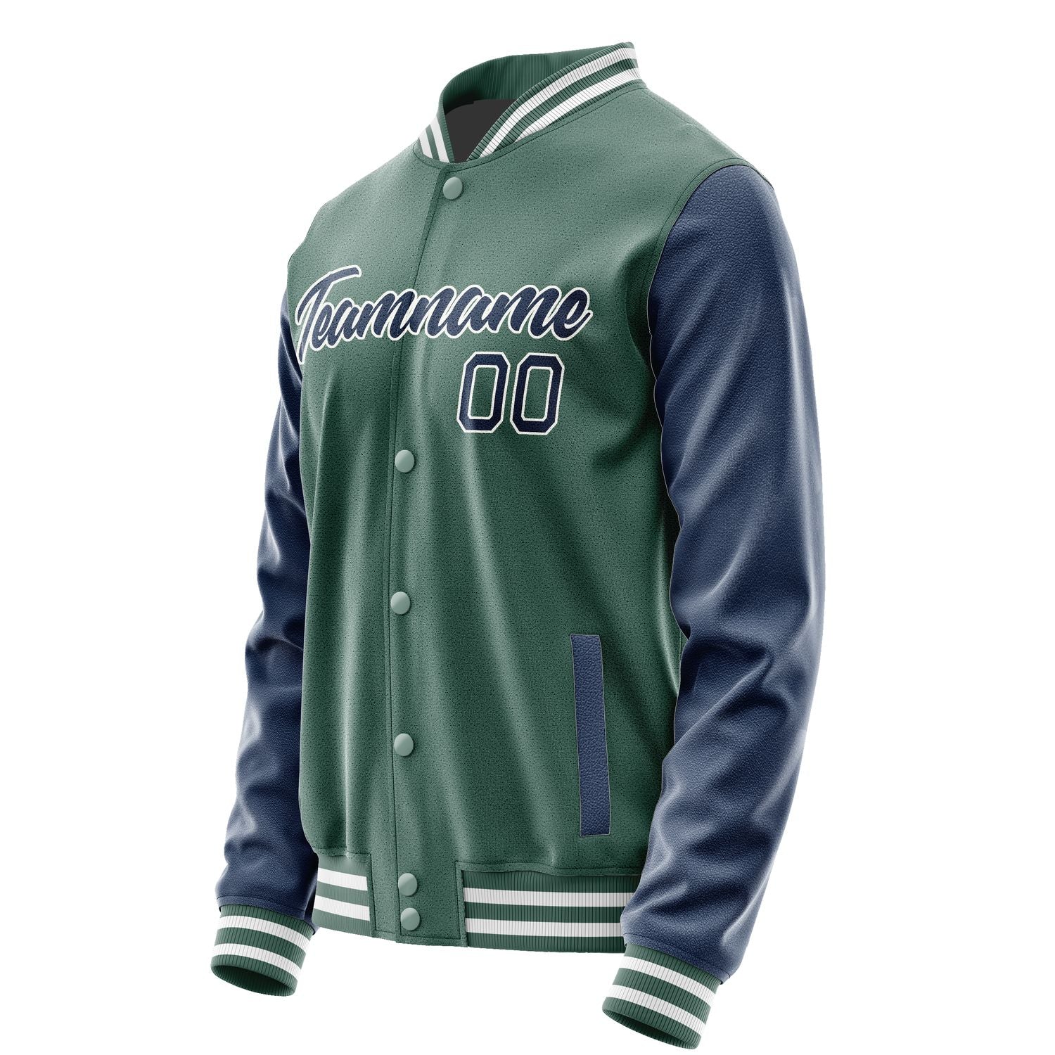 Custom Blue Green Blue Jacket JA2727102718B21810