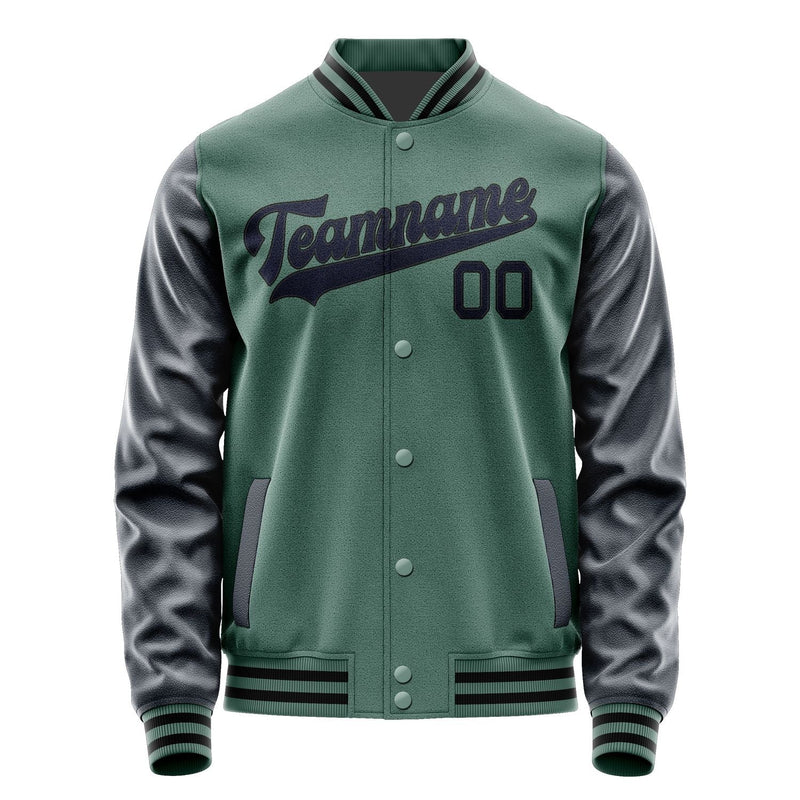 Custom Blue Green Navy Jacket JA2727112717B31711
