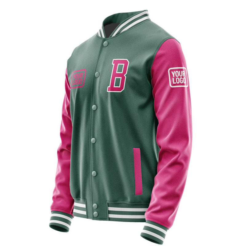 Custom Blue Green Pink Jacket JA272713271818131318