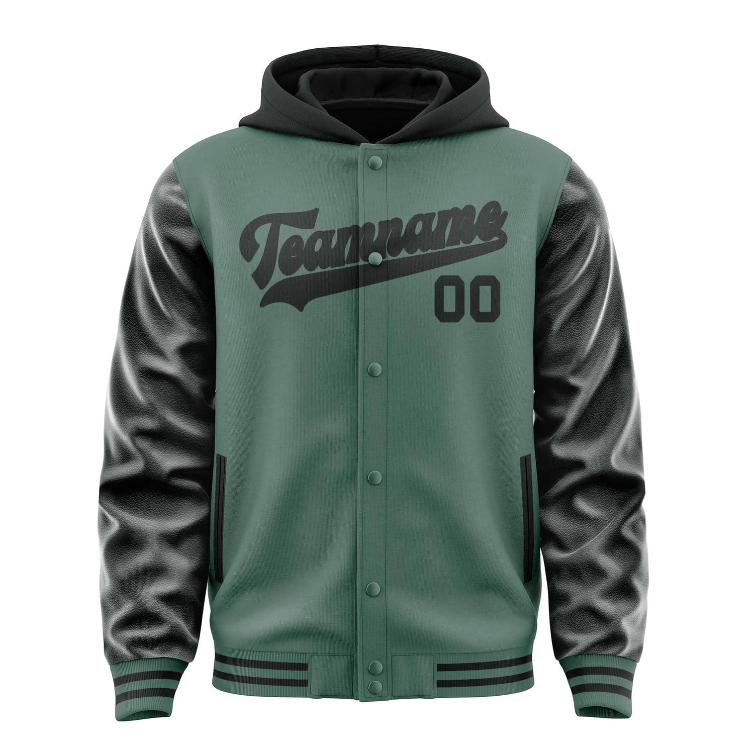 Custom Blue Green Black Jacket