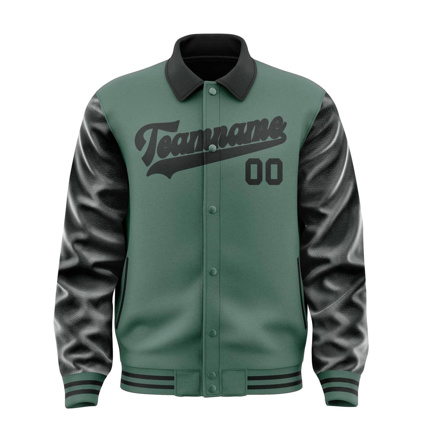 Custom Blue Green Black Jacket