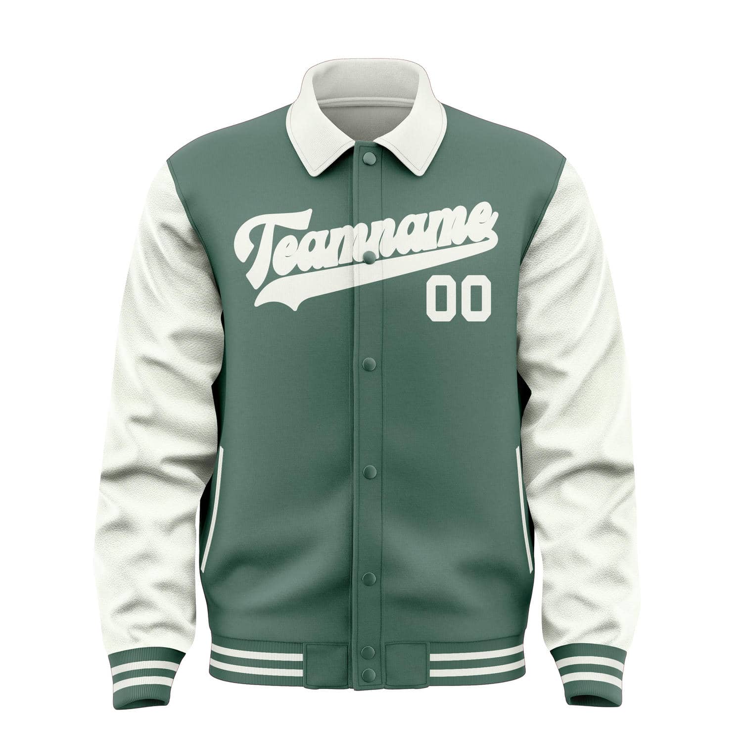 Custom Blue Green White Jacket