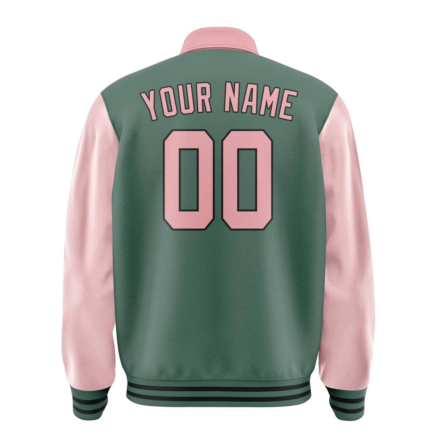Custom Blue Green Light Pink Jacket