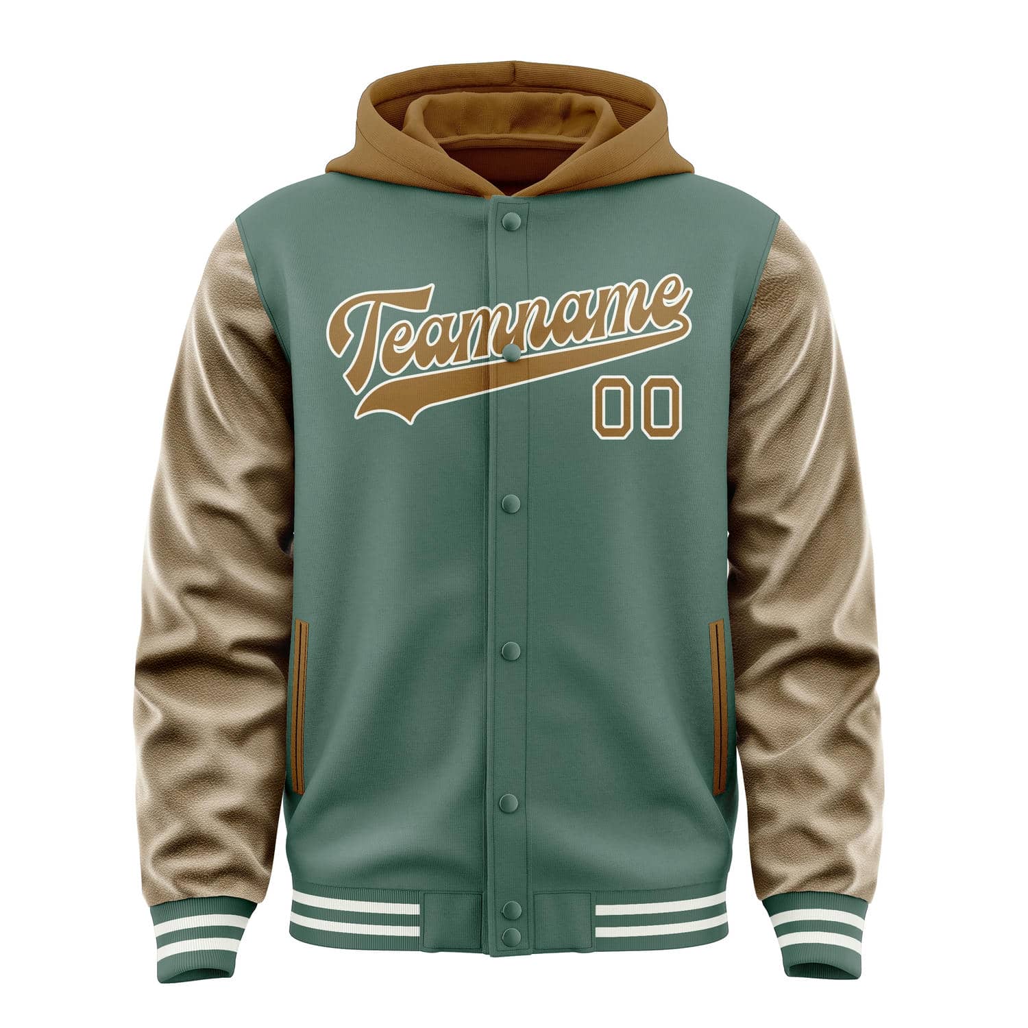 Custom Blue Green Khaki Jacket