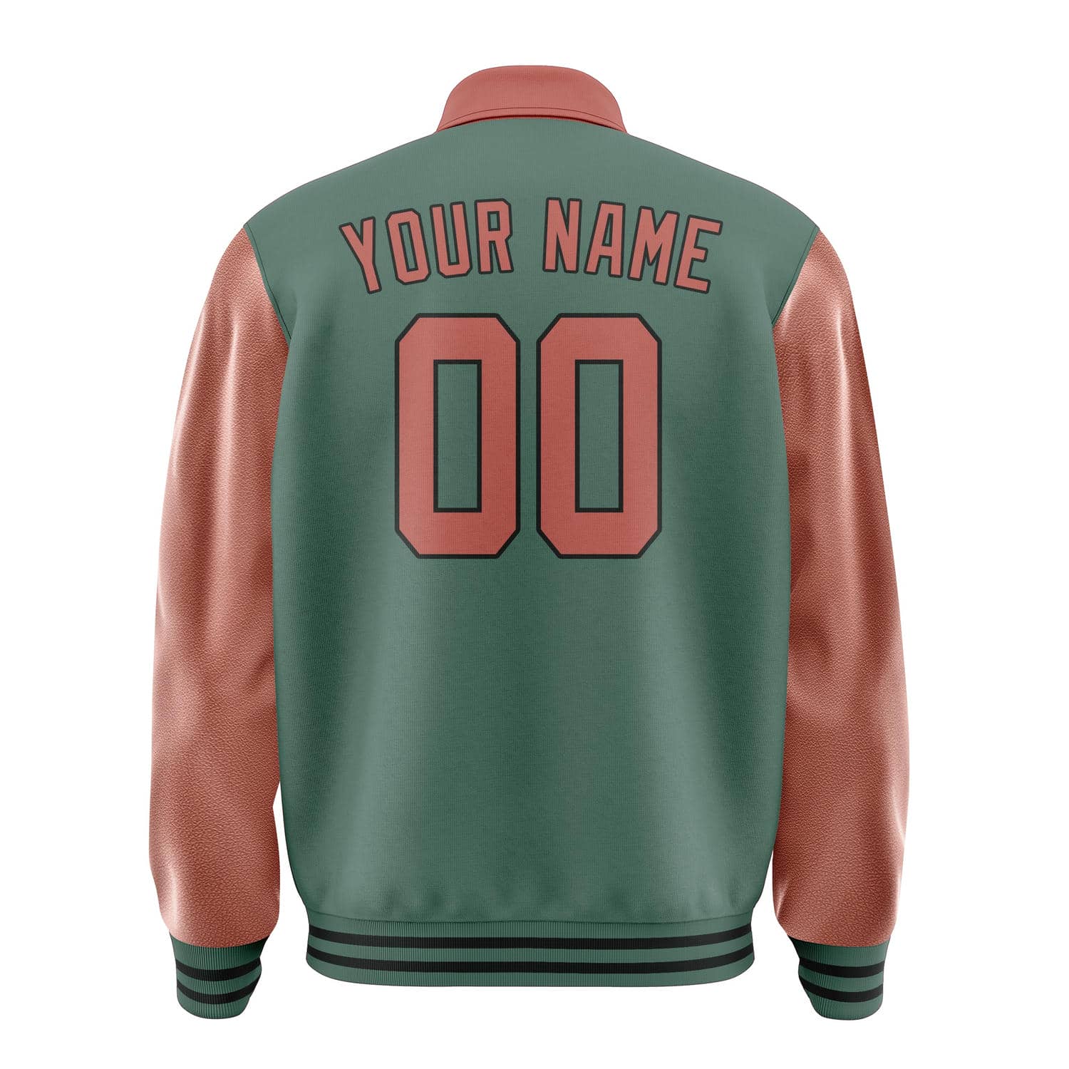 Custom Blue Green Copper Rose Jacket