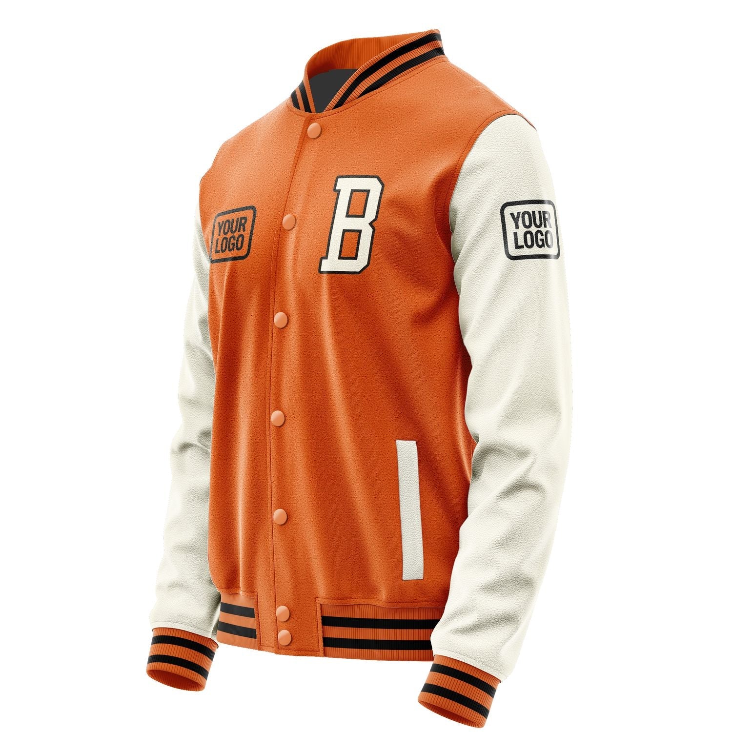 Custom Orange Cream Jacket JA282803281717030317