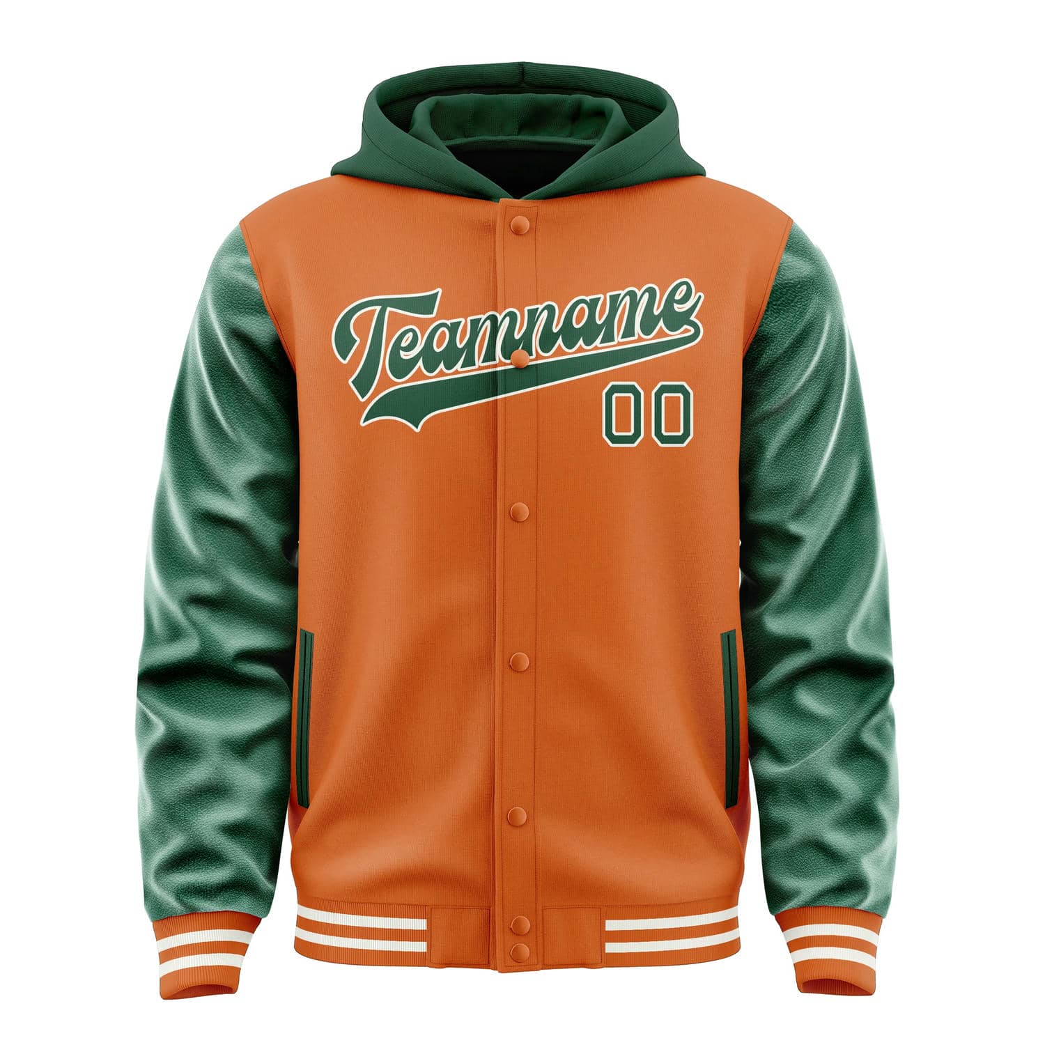 Custom Orange Green Jacket