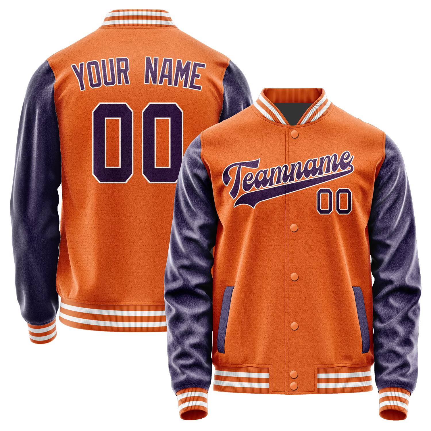 Custom Orange Purple Jacket JA2828072818B31807