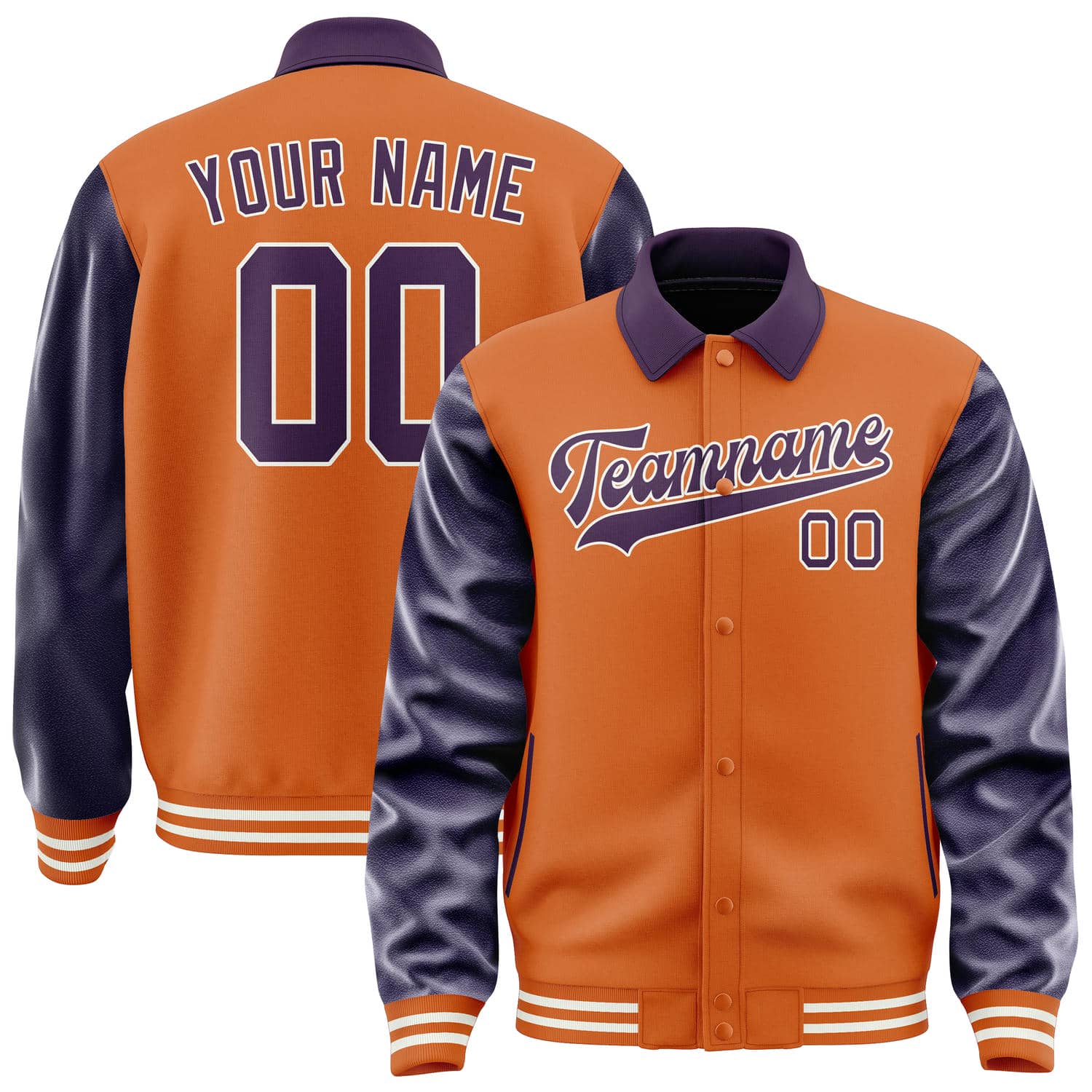 Custom Orange Purple Jacket