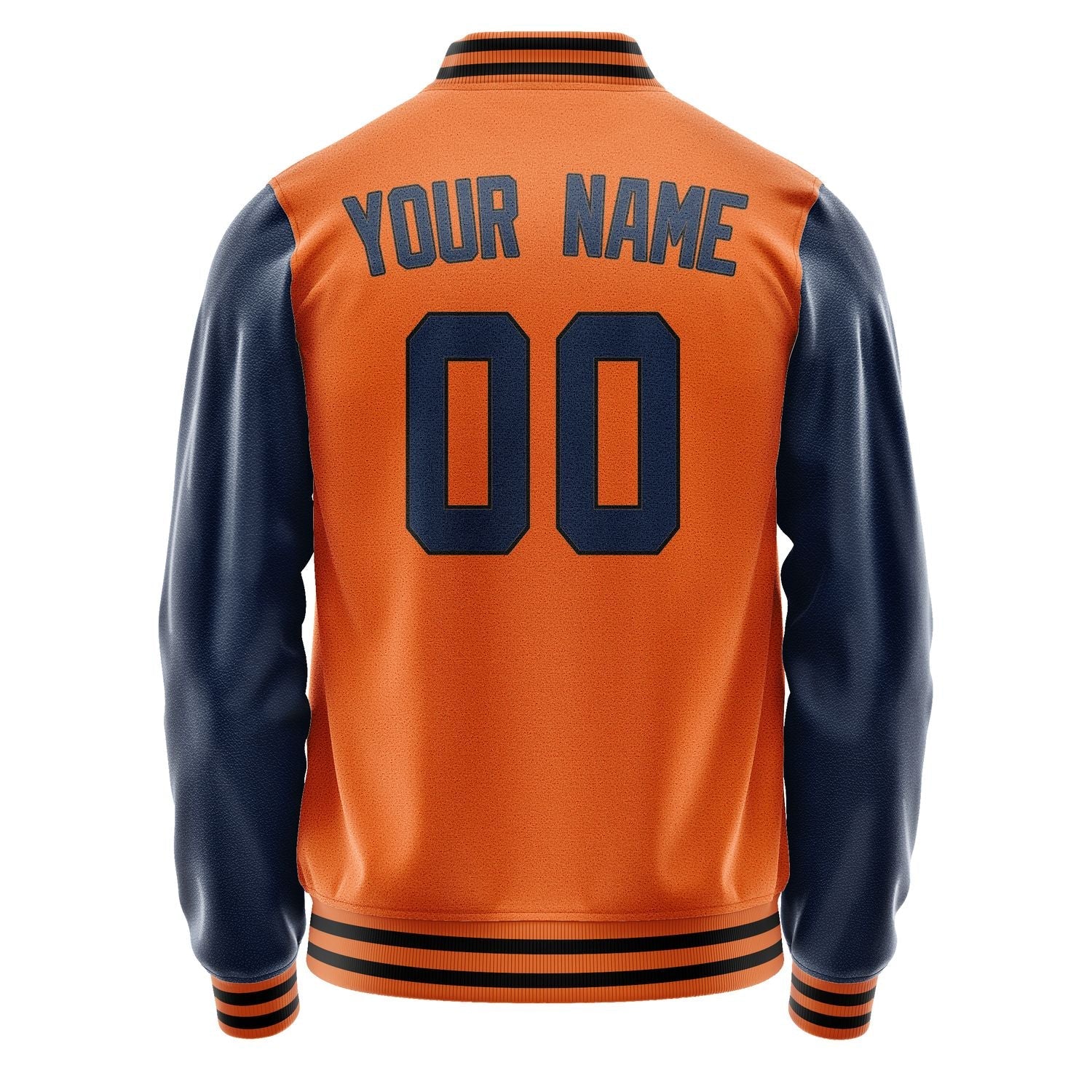 Custom Orange Blue Jacket JA2828102817B31710