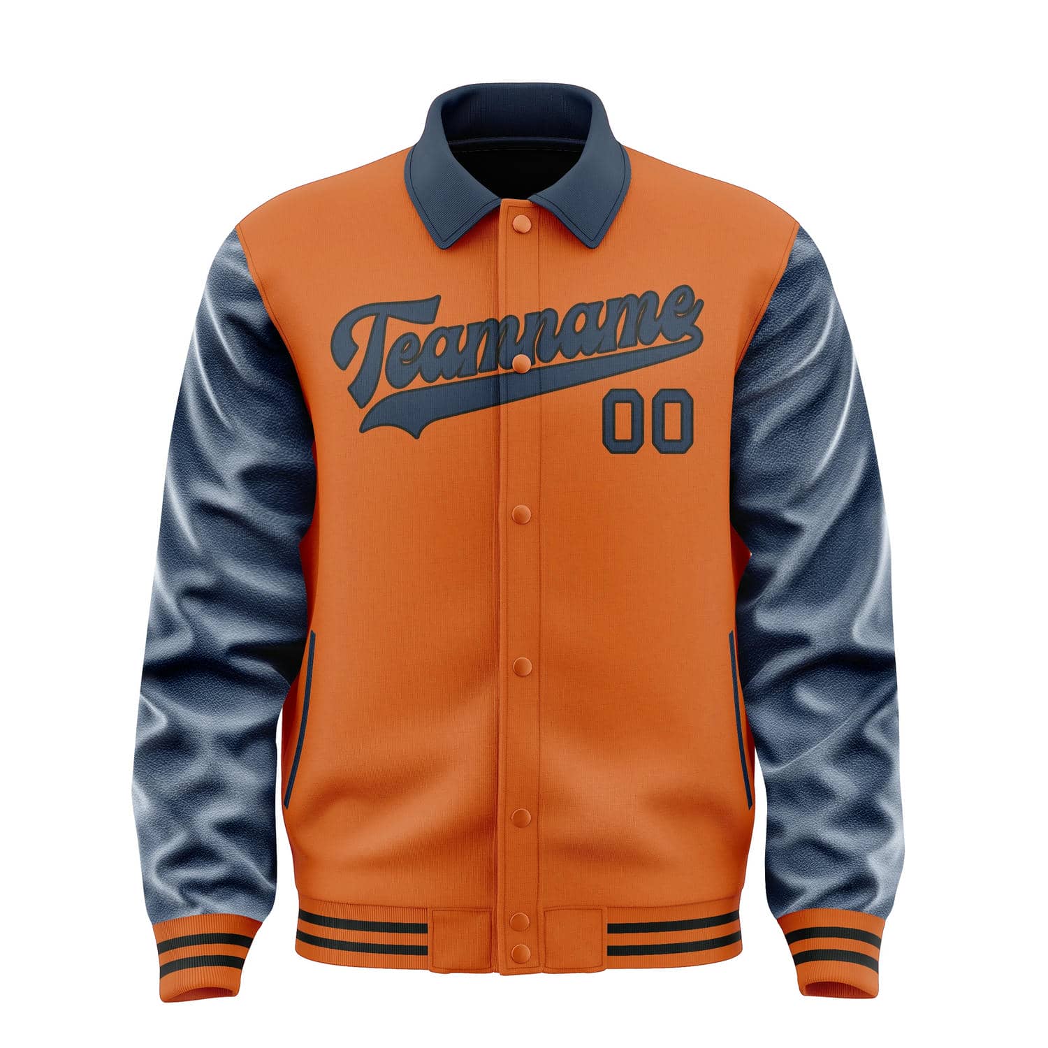 Custom Orange Blue Jacket