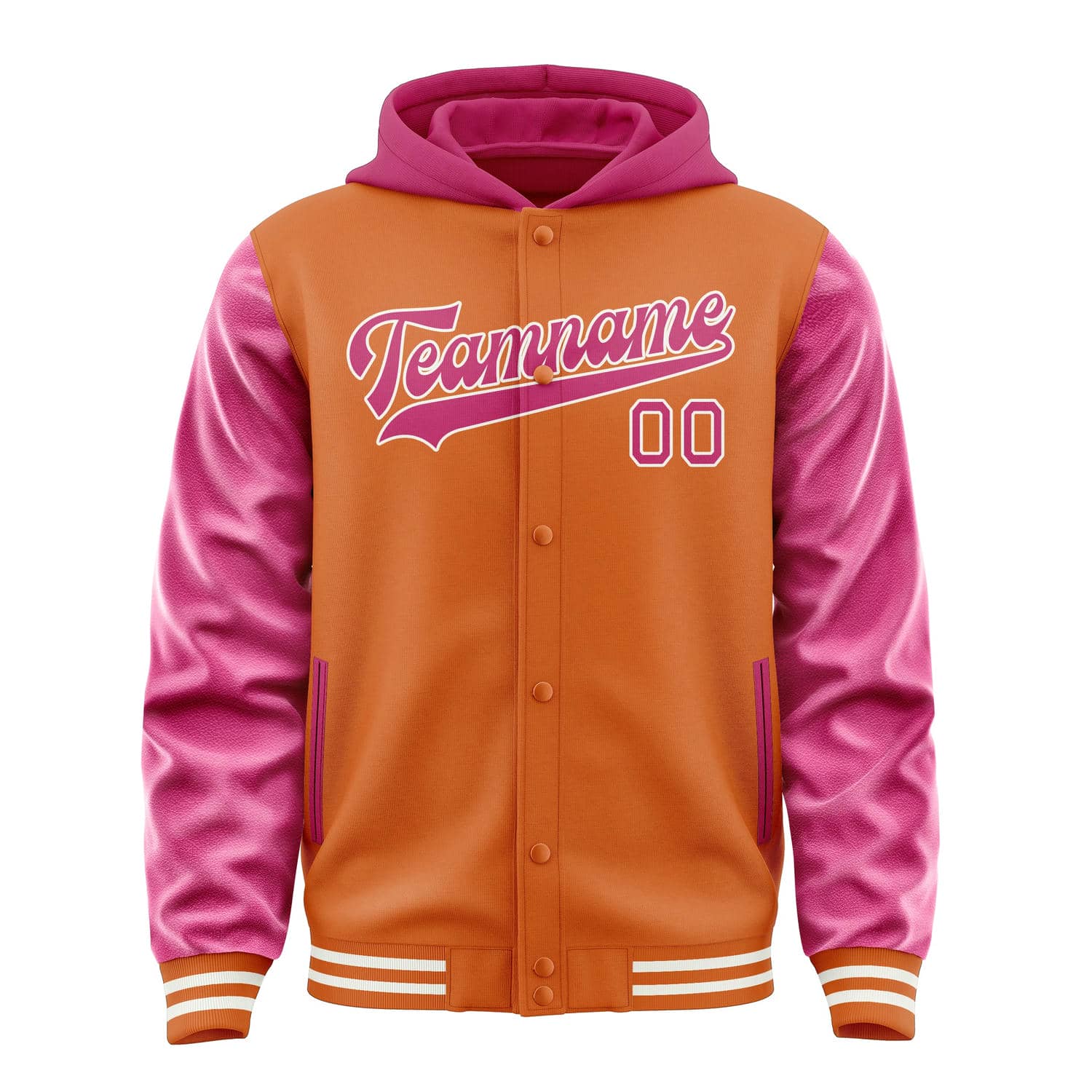 Custom Orange Pink Jacket