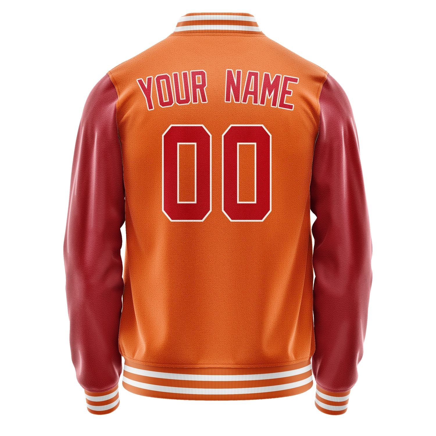 Custom Orange Red Jacket JA2828142818B31814