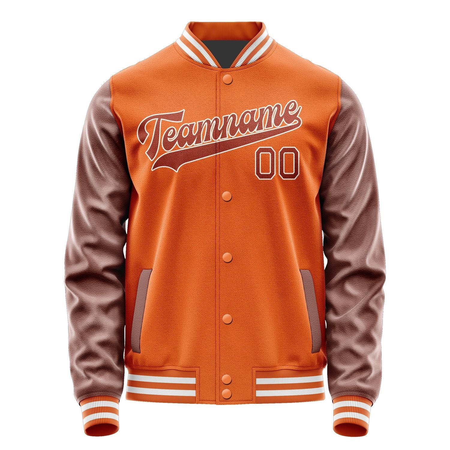 Custom Orange Coral Red Jacket JA2828162818B31816