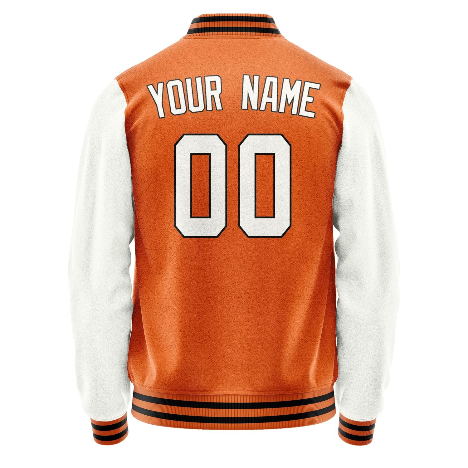 Custom Orange White Jacket JA2828182817B31718