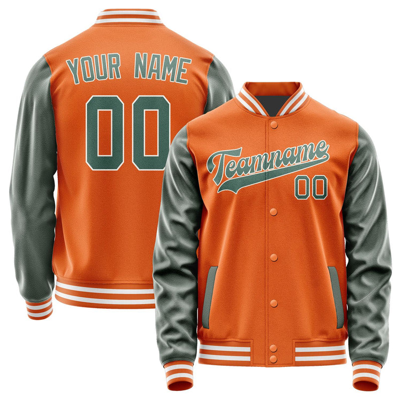 Custom Orange Blue Green Jacket JA2828272818B31827