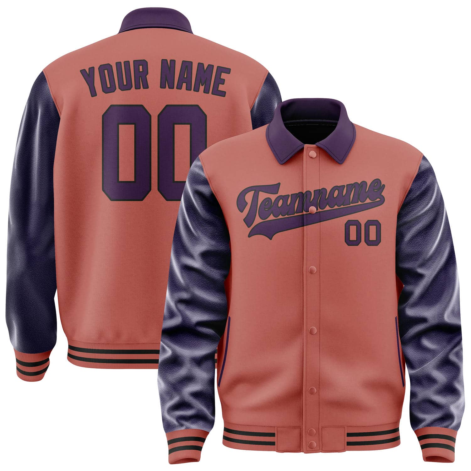 Custom Copper Rose Purple Jacket