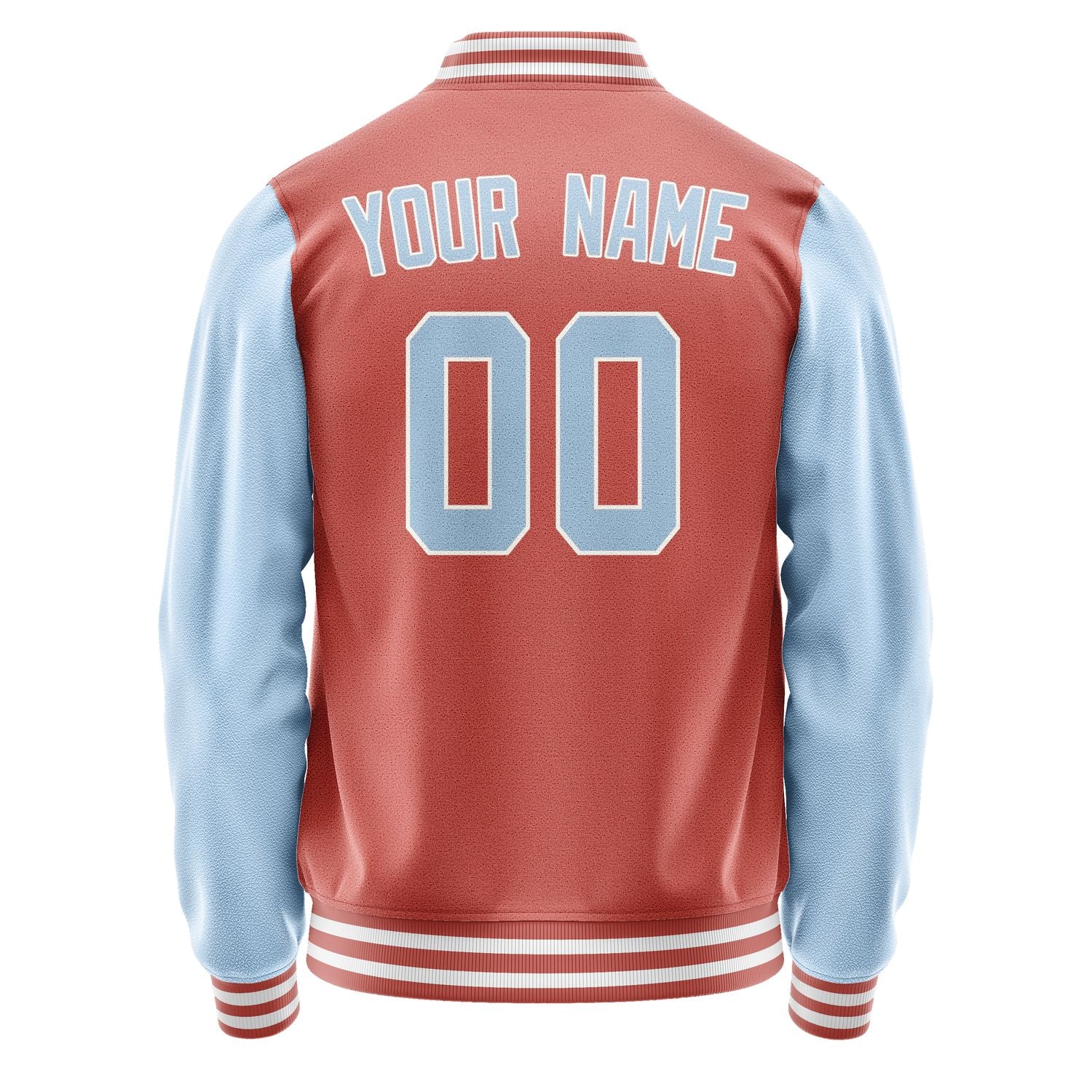 Custom Copper Rose Light Blue Jacket JA2929082918B31808