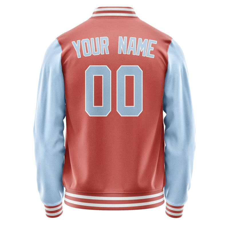 Custom Copper Rose Light Blue Jacket JA2929082918B31808