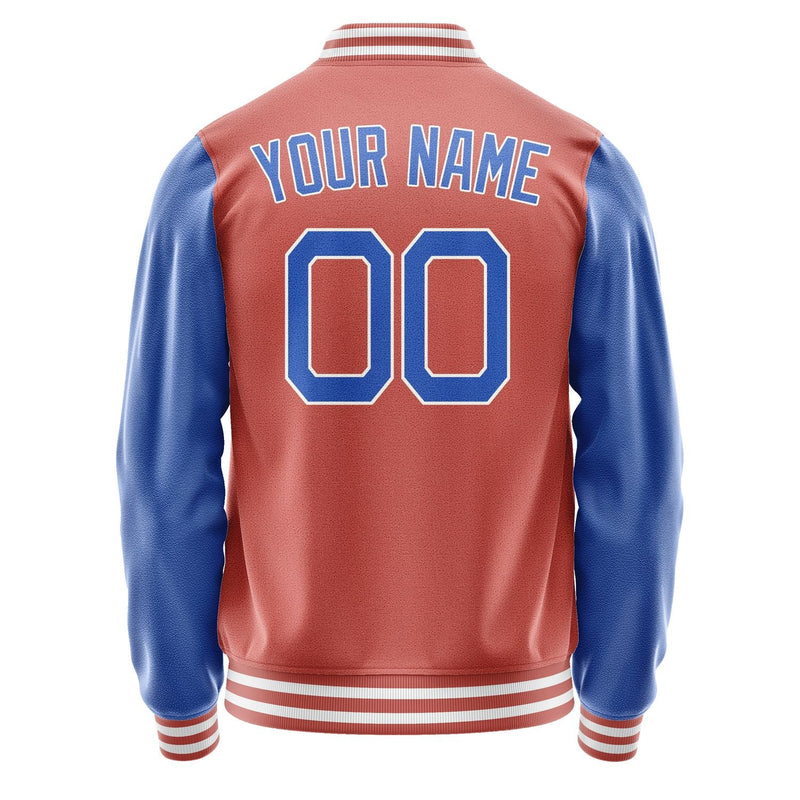 Custom Copper Rose Sky Blue Jacket JA2929092917B21709