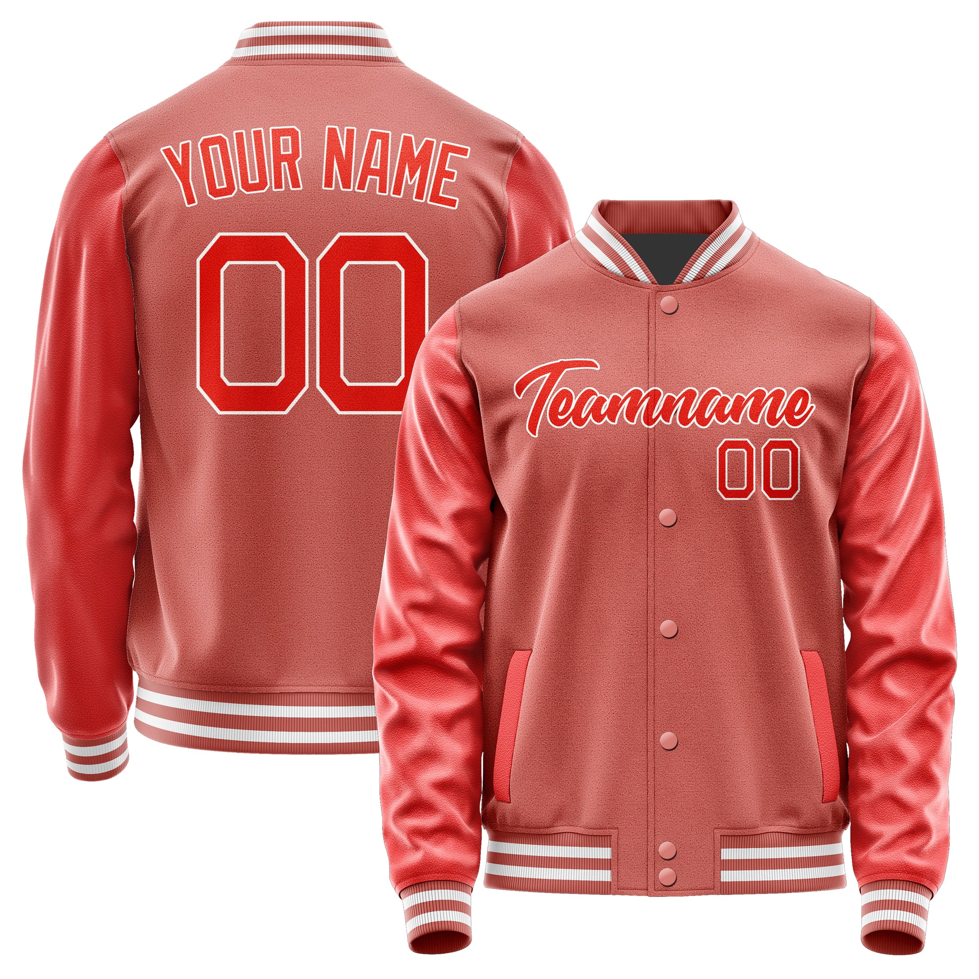 Custom Copper Rose Orange Red Jacket JA2929122918B21812