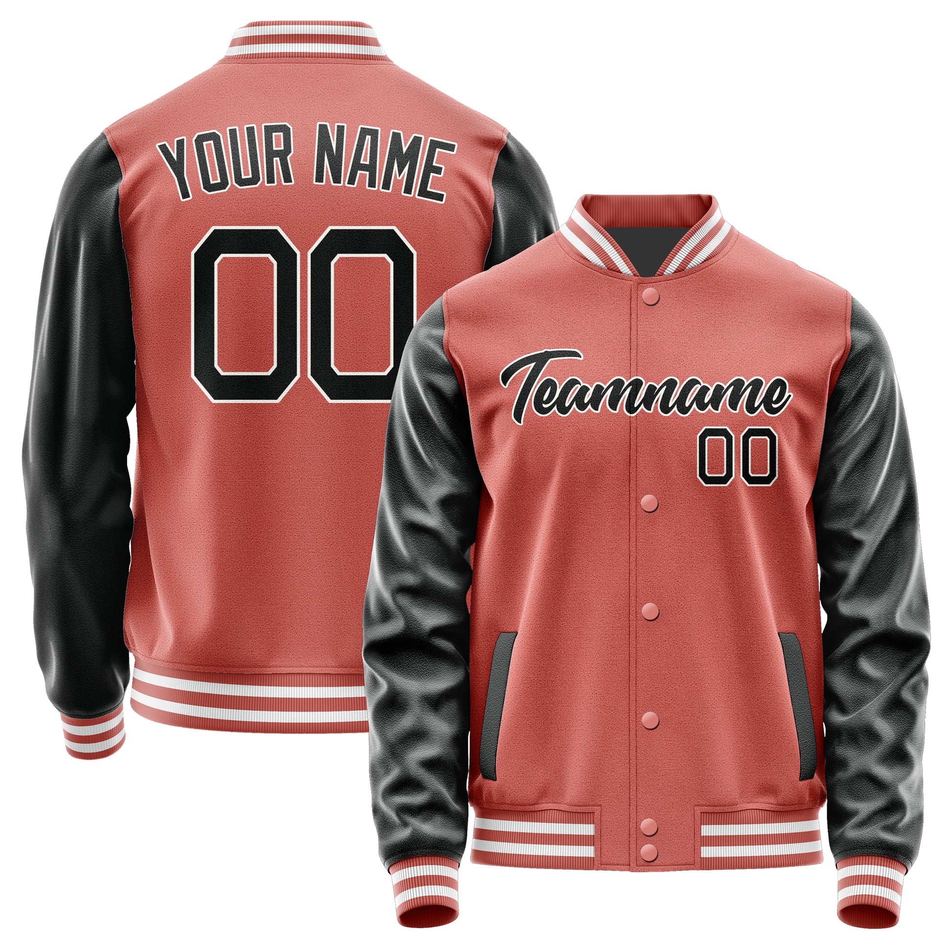 Custom Copper Rose Black Jacket JA2929172918B21817