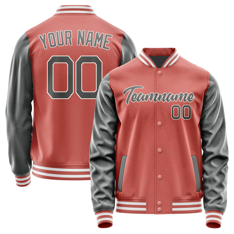 Custom Copper Rose Dark Grey Jacket JA2929202918B21820