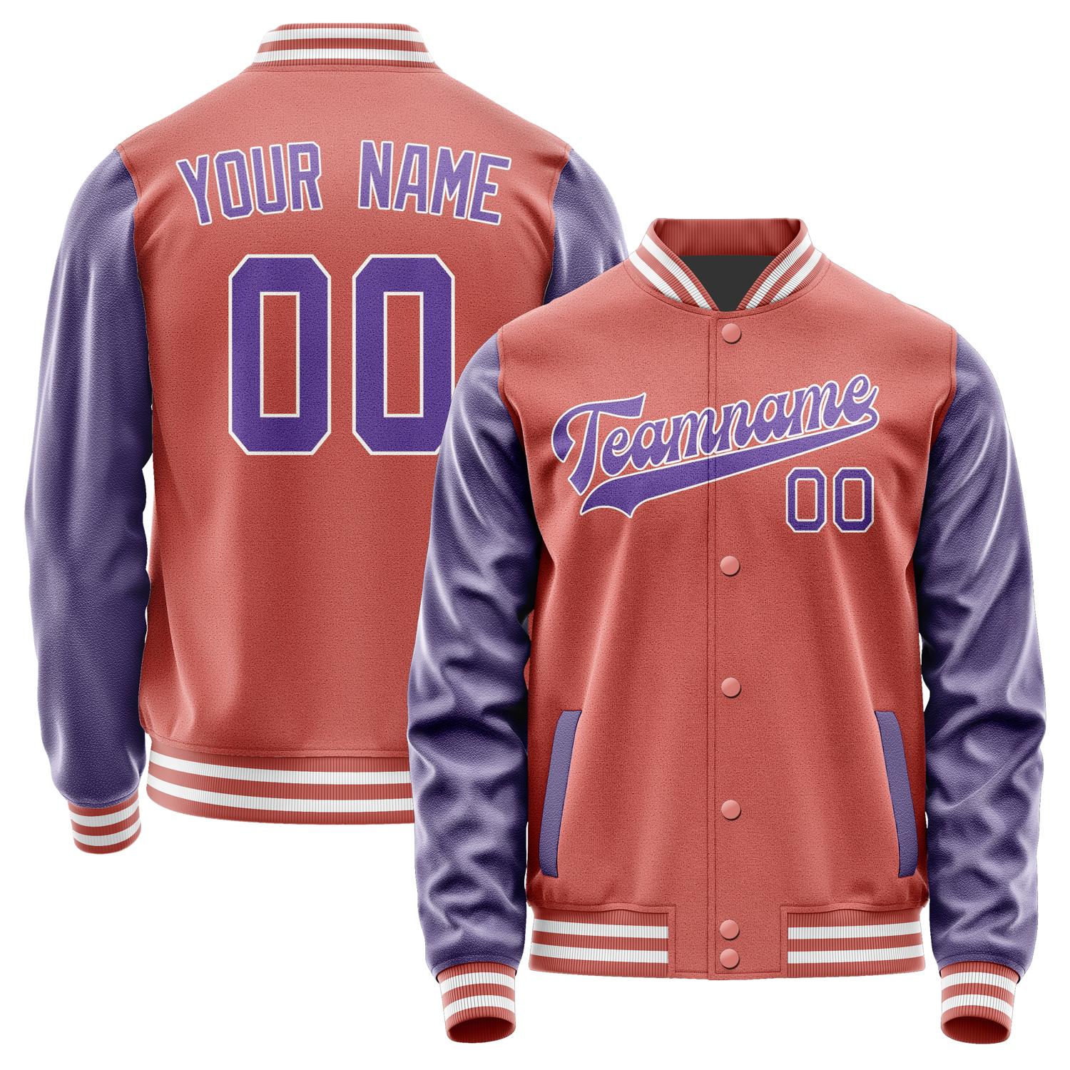 Custom Copper Rose Light Purple Jacket JA2929232918B31823