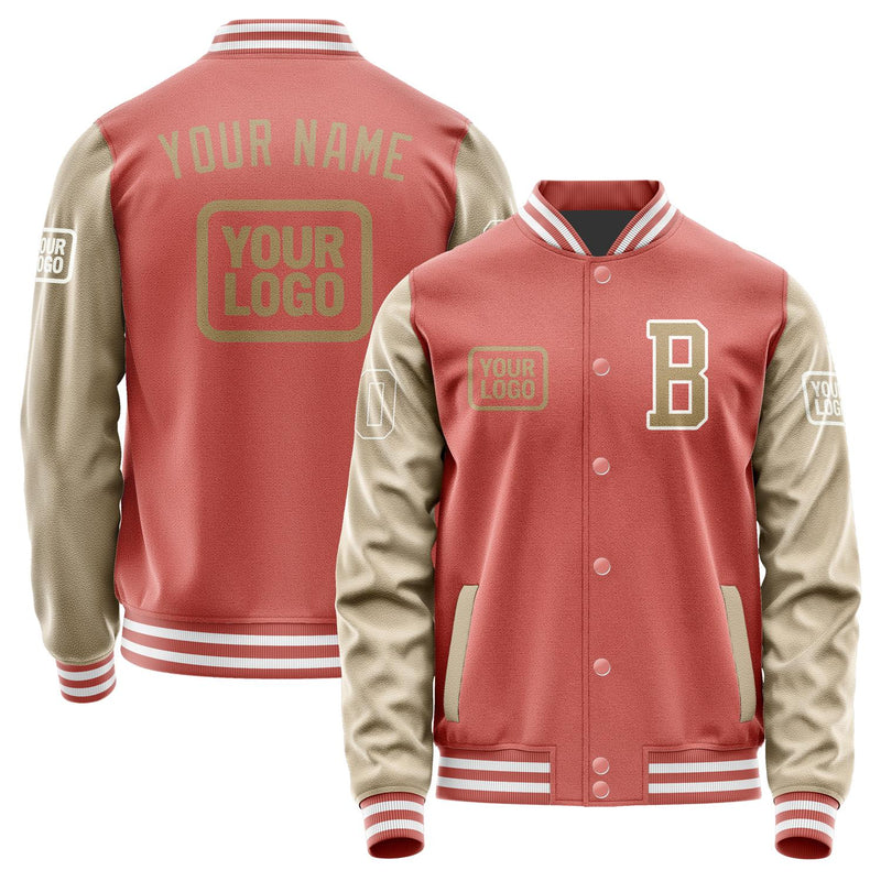 Custom Copper Rose Light Khaki Jacket JA292925291818252518