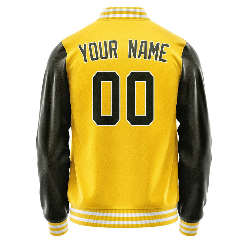 Custom Gold Olive Jacket JA3030023018B31802