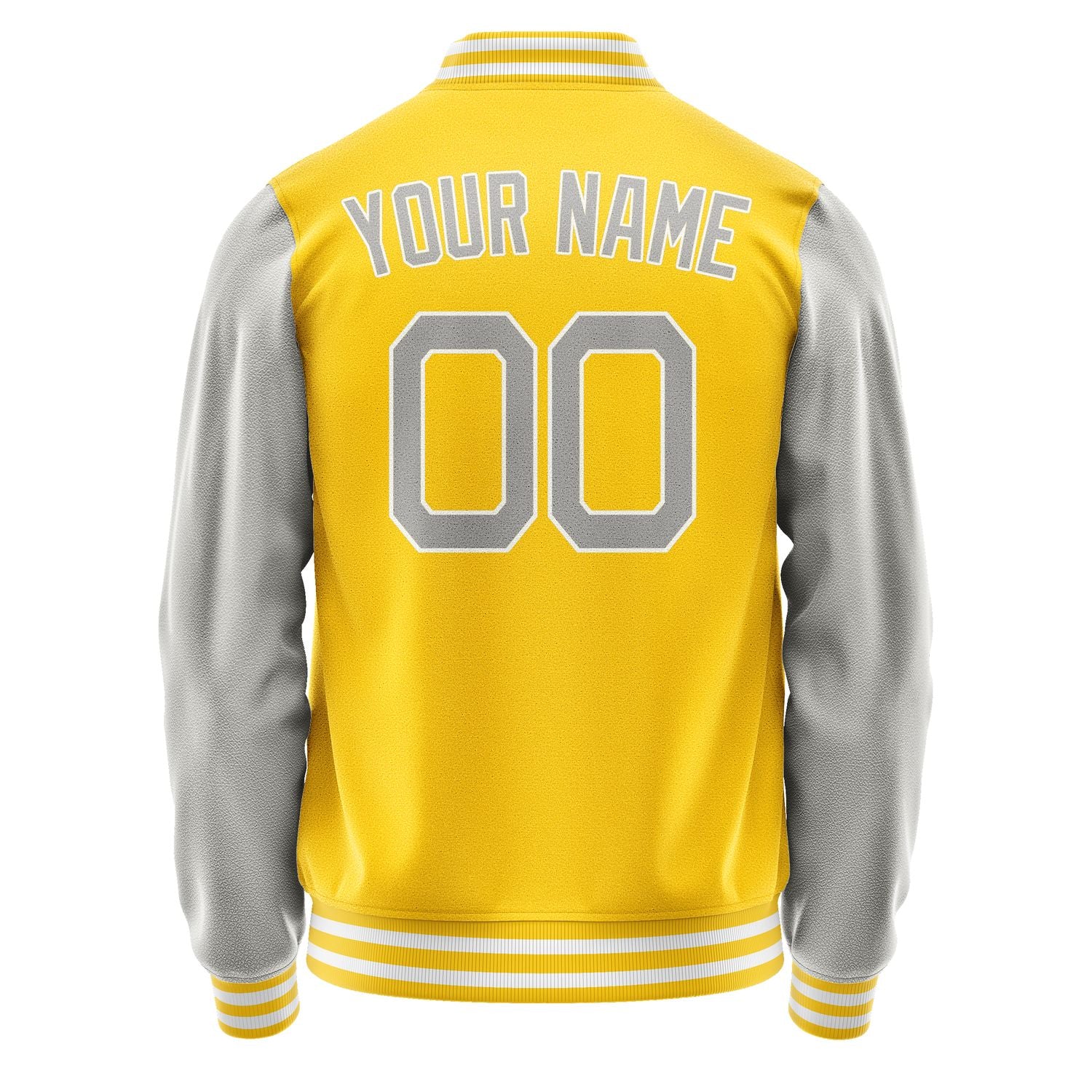 Custom Gold Gray Jacket JA3030043017B21704