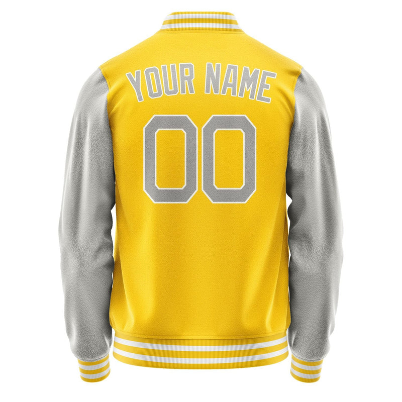 Custom Gold Gray Jacket JA3030043017B21704