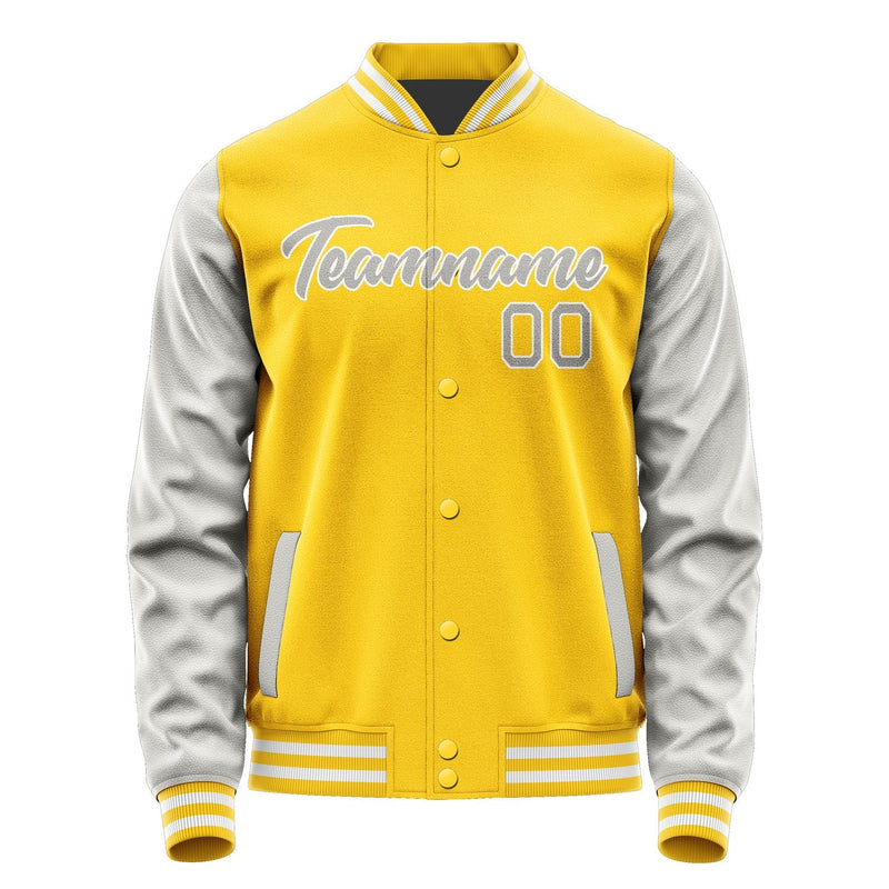 Custom Gold Gray Jacket JA3030043017B21704