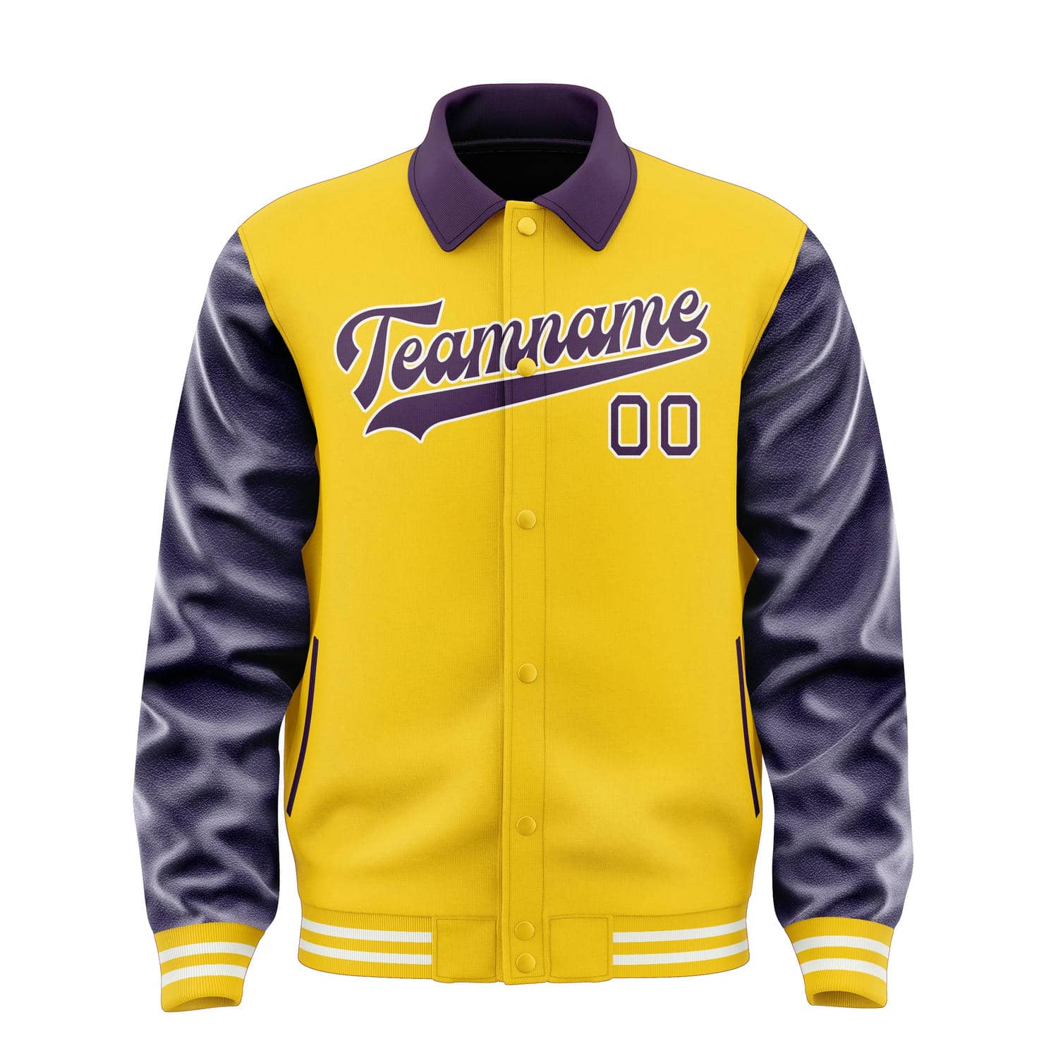 Custom Gold Purple Jacket