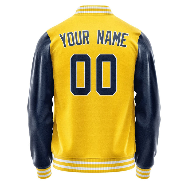 Custom Gold Blue Jacket JA3030103018B31810