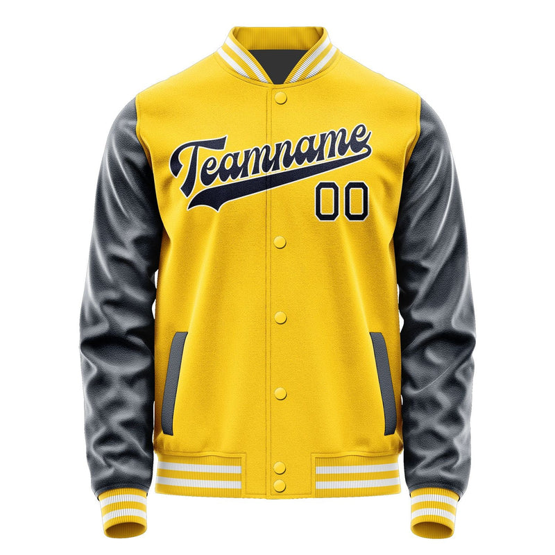 Custom Gold Navy Jacket JA3030113018B31811