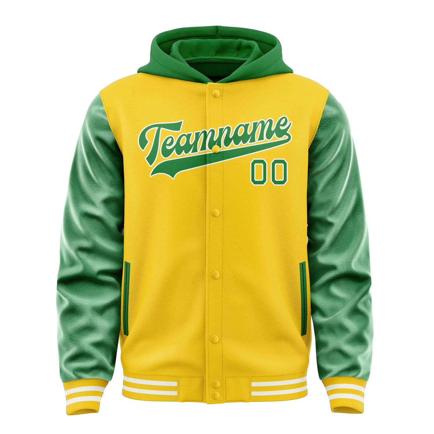Custom Gold Emerald Green Jacket