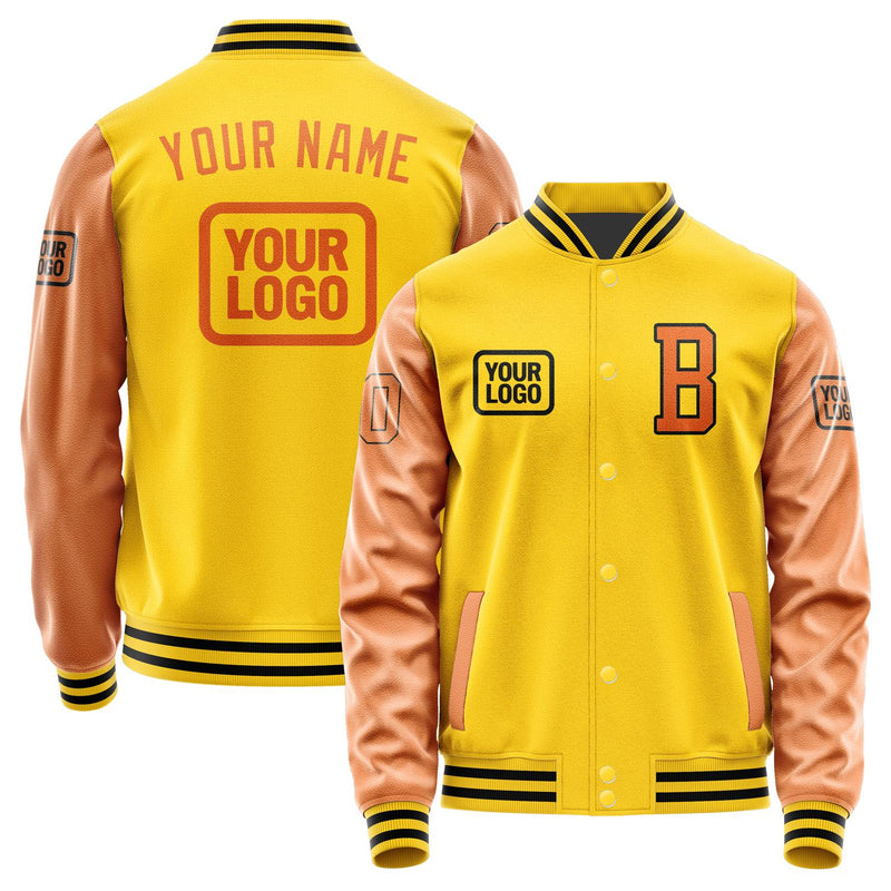 Custom Gold Orange Jacket JA303028301717282817