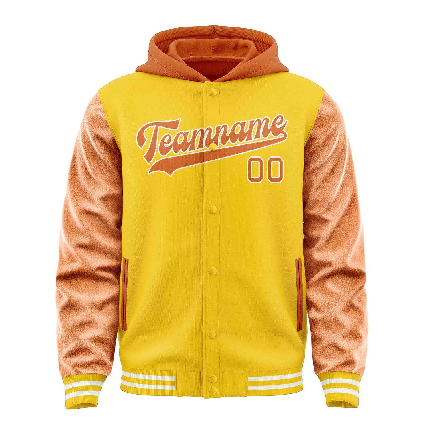Custom Gold Orange Jacket