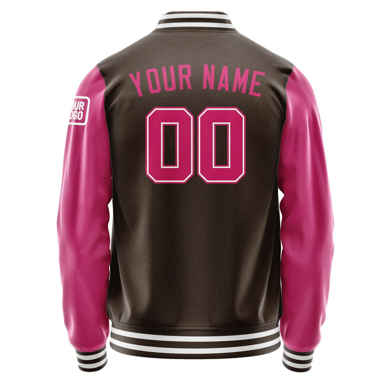 Custom Brown Pink Jacket Jb0101130118131818