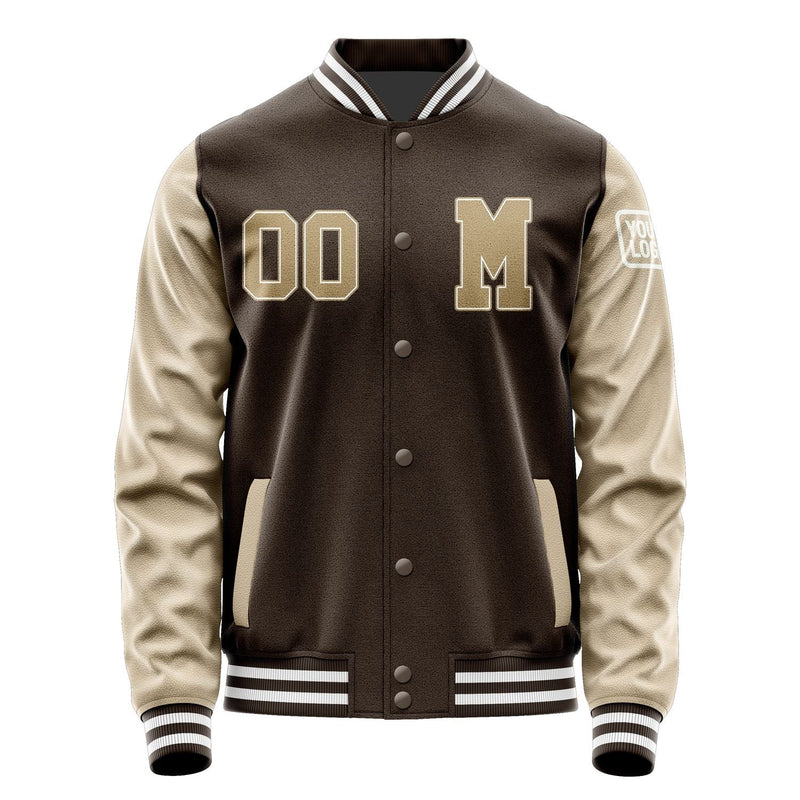 Custom Brown Light Khaki Jacket Jb0101250118251818
