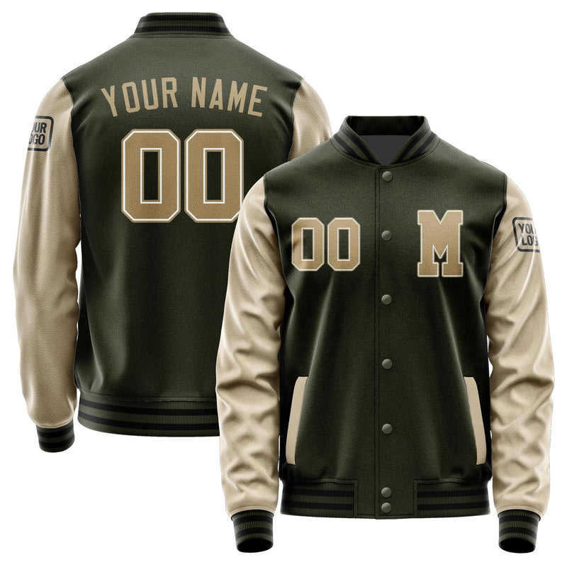 Custom Olive Light Khaki Jacket Jb0202250217251817