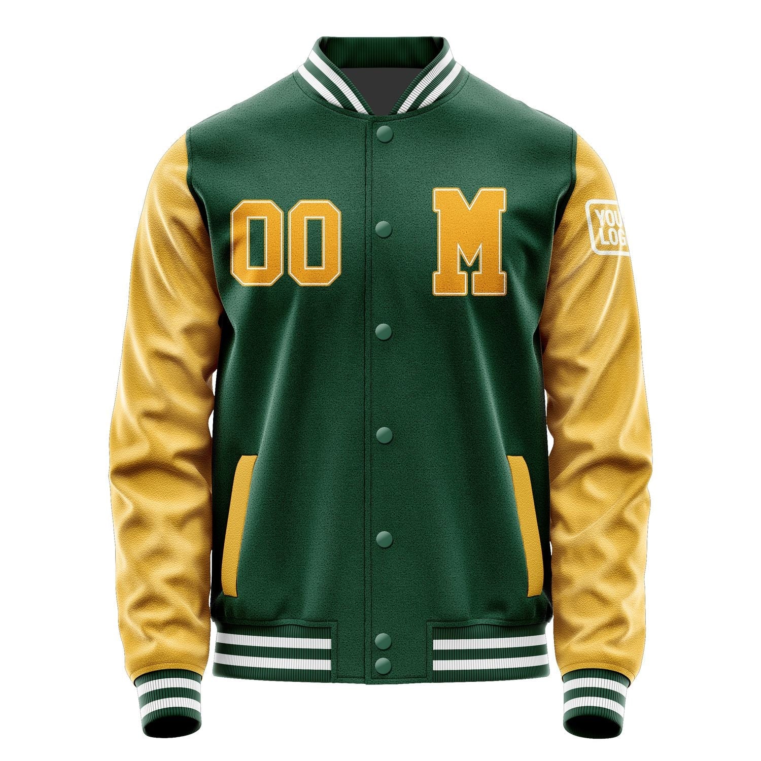 Custom Green Yellow Jacket Jb0505190518191818