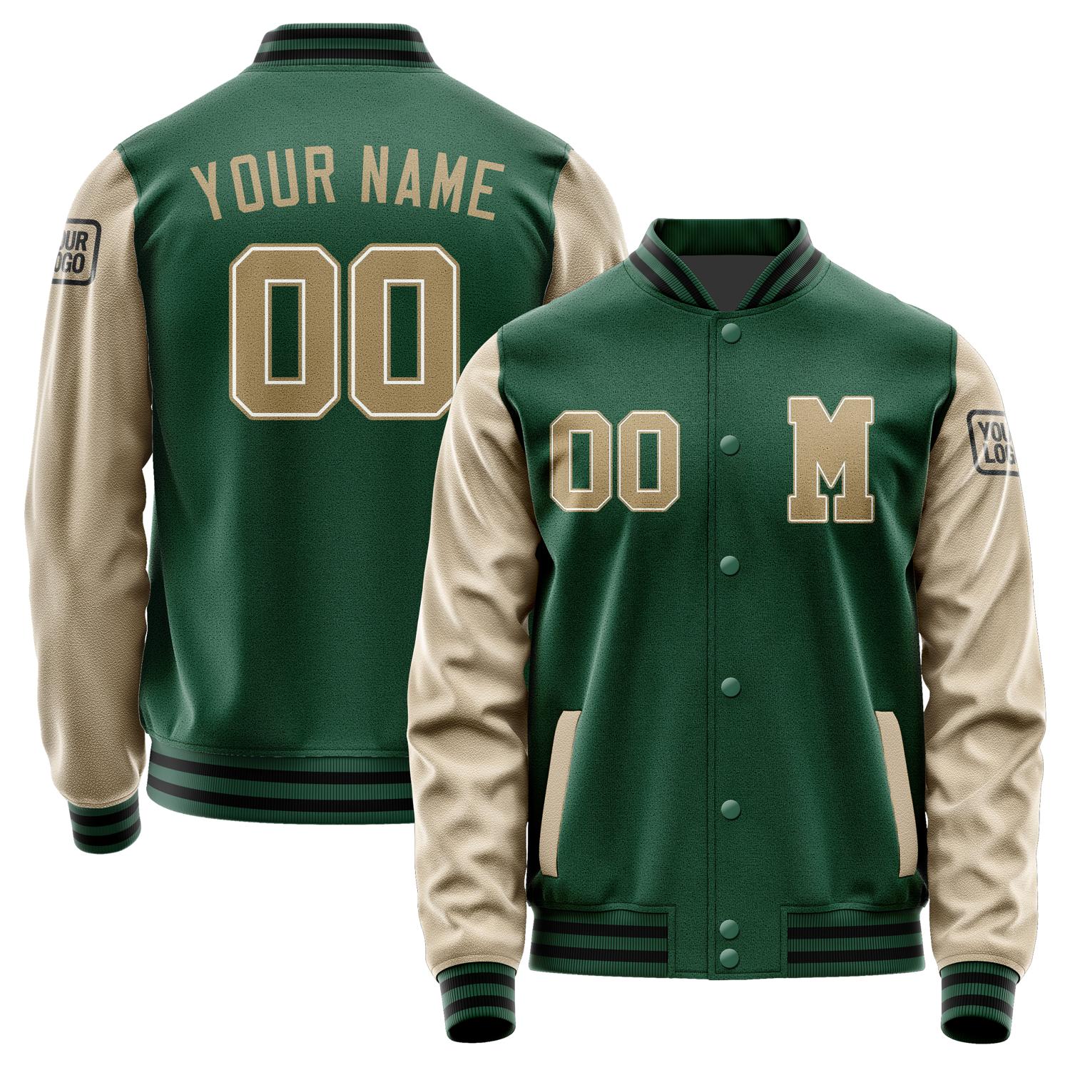 Custom Green Light Khaki Jacket Jb0505250517251817